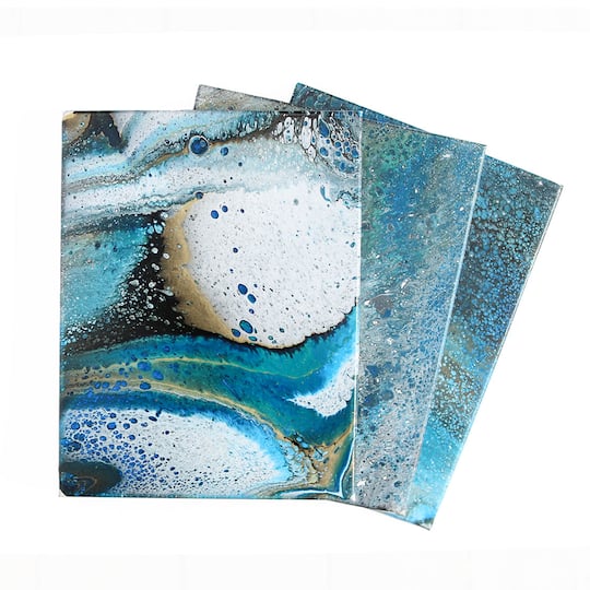 Acrylic Paint Pouring Three Ways Canvas